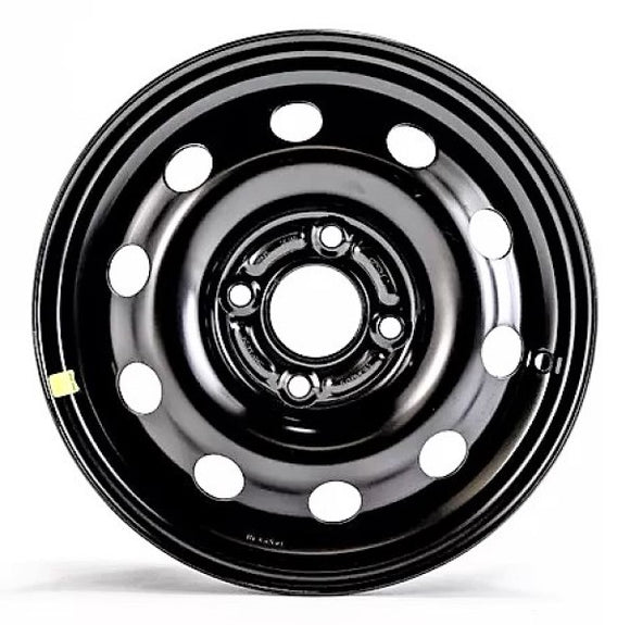 RINES DE ACERO   FORD KA 14X5.5   COLOR NEGRO MATE HUECO DEC OVALADOS