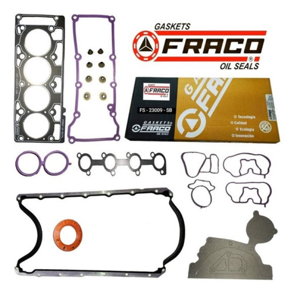JUEGO EMPACADURAS   ECOSPORT 1999-2003 FORD FIESTA 1999-2003 FORD KA 1.6 8V ZETEC 1999-2003