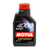 ACEITE MOTUL 4000 POWER  SAE15W40 4000 MINERAL TODOS